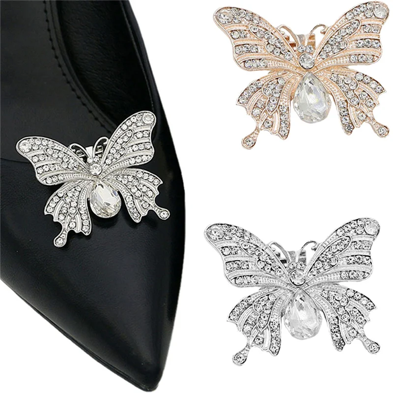 

1 пара гибких строительных зажимов, разразразы, женское украшение для обуви высокой яркости, сделай сам