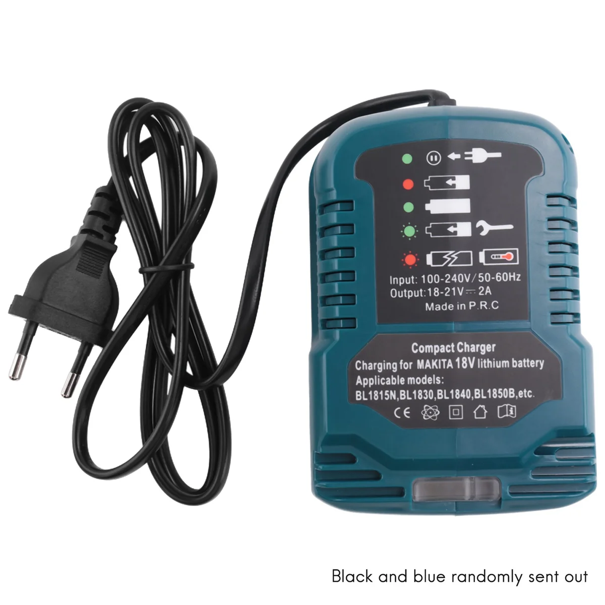 Replace for Makita 18V Mini Charger DC18RC Lithium Batteries BL1860 BL1450 BL1830 EU Plug