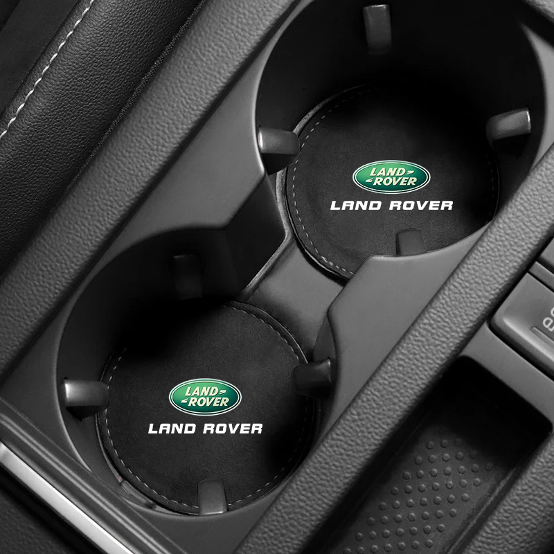 

Car Coasters Cup Holder Non Slip Mat Pad For Land Rover Range Hat Series 3 Defender Discovery 2 3 4 5 Sports Lr3 Lr2 Car Styling