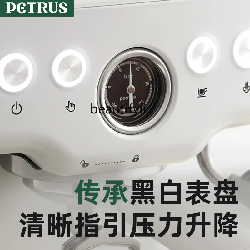 Кофемашина для эспрессо небольшая бытовая полностью полуавтоматическая