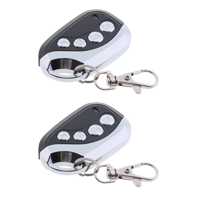 

2X Universal 433Mhz Wireless Remote Control Key Fob For Rolling Code Hcs360, Hcs301, Hcs300, Hcs201 Electric Garage Door