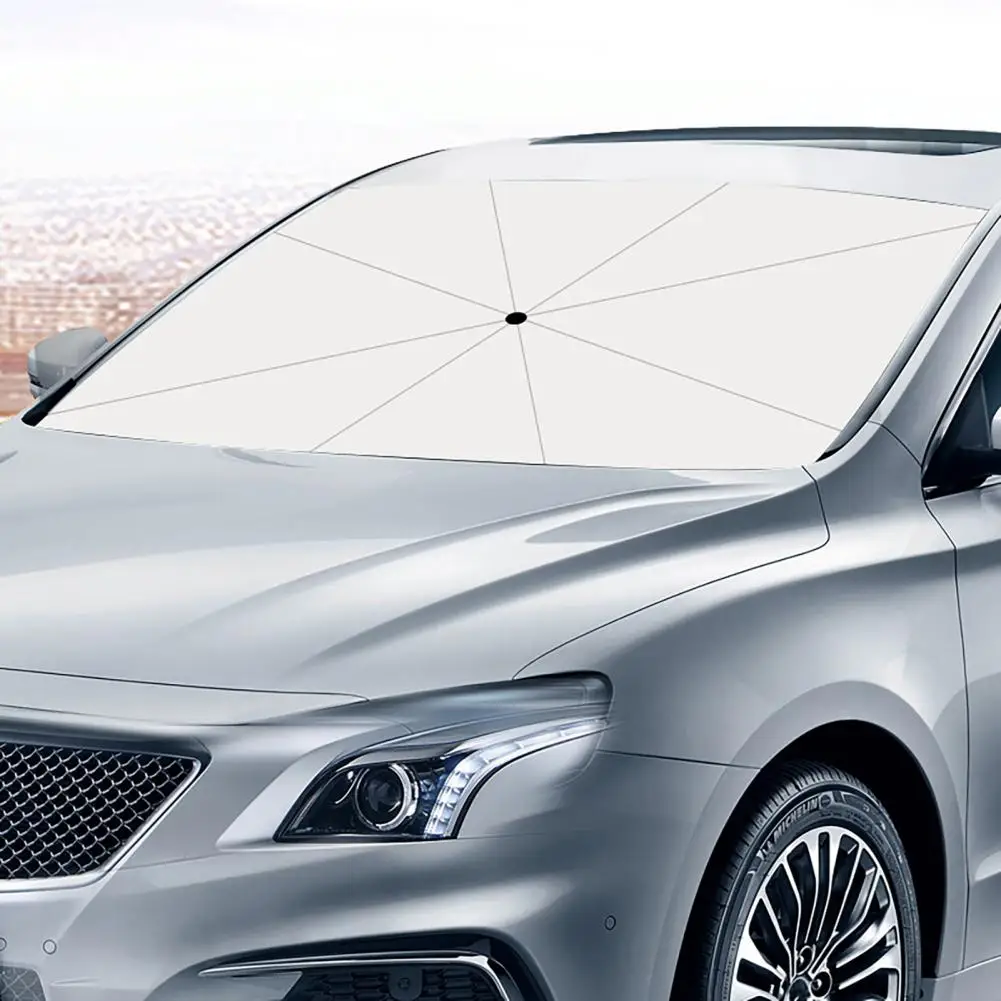 Heat-protection Umbrella Design Windscreen Blocks Rays Sun Visor for Car Heat-protection Umbrella Design Windscreen Blocks Rays Sun Visor for Car