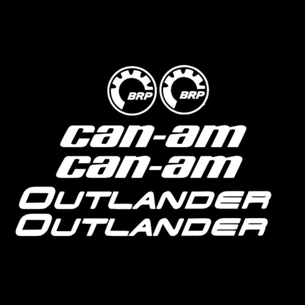 

30*22 см Классическая наклейка для CAN-AM TEAM Outlander Maverick логотип BRP наклейка эмблема Солнцезащитная Водонепроницаемая Автомобильная наклейка