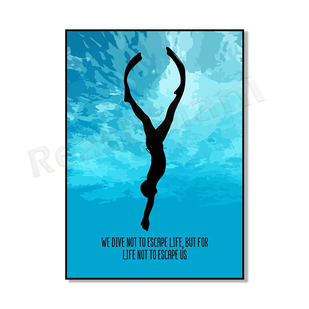 

Плакат для подводного плавания ReachMani