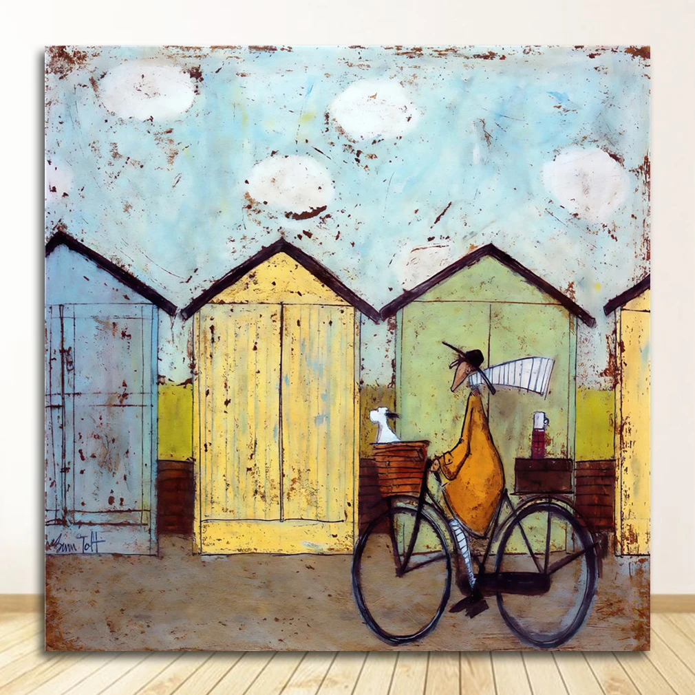 

Настенная картина DHRM Современный воздушный шар собака