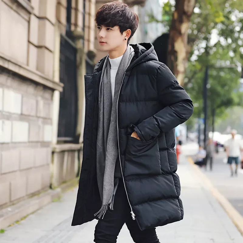 2022 Brand Winter Men's Jackets Medium and Long Style Coats Overcoat for Male Casual Outer Wear Clothing Garment