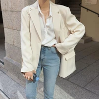 fashion woman blazer 2022 business casual streetwear ladies jackets outfits polyester korean elegant coats clothing female