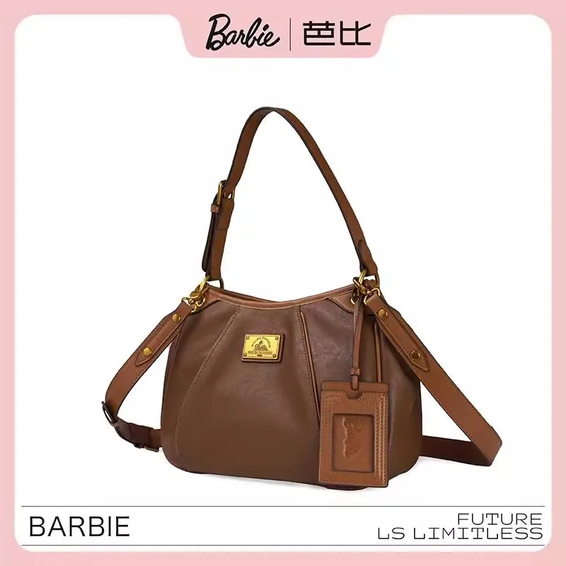 2024 Mattel Barbie New Tote Bag Handheld Large Single Shoulder Crossbody Capacity Casual Women'S Girls Gift