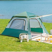 tent outdoor portable folding thickening picnic rain proof sunscreen field camping automatic park campings equipment tents