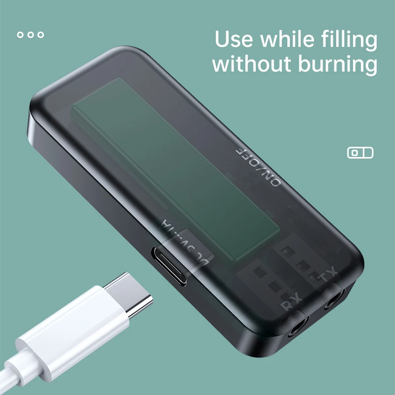 

New Bluetooth 5.0 Adapter Two-in-One Wireless Audio Receiver Transmitter Large LCD Screen Lossless Sound Quality