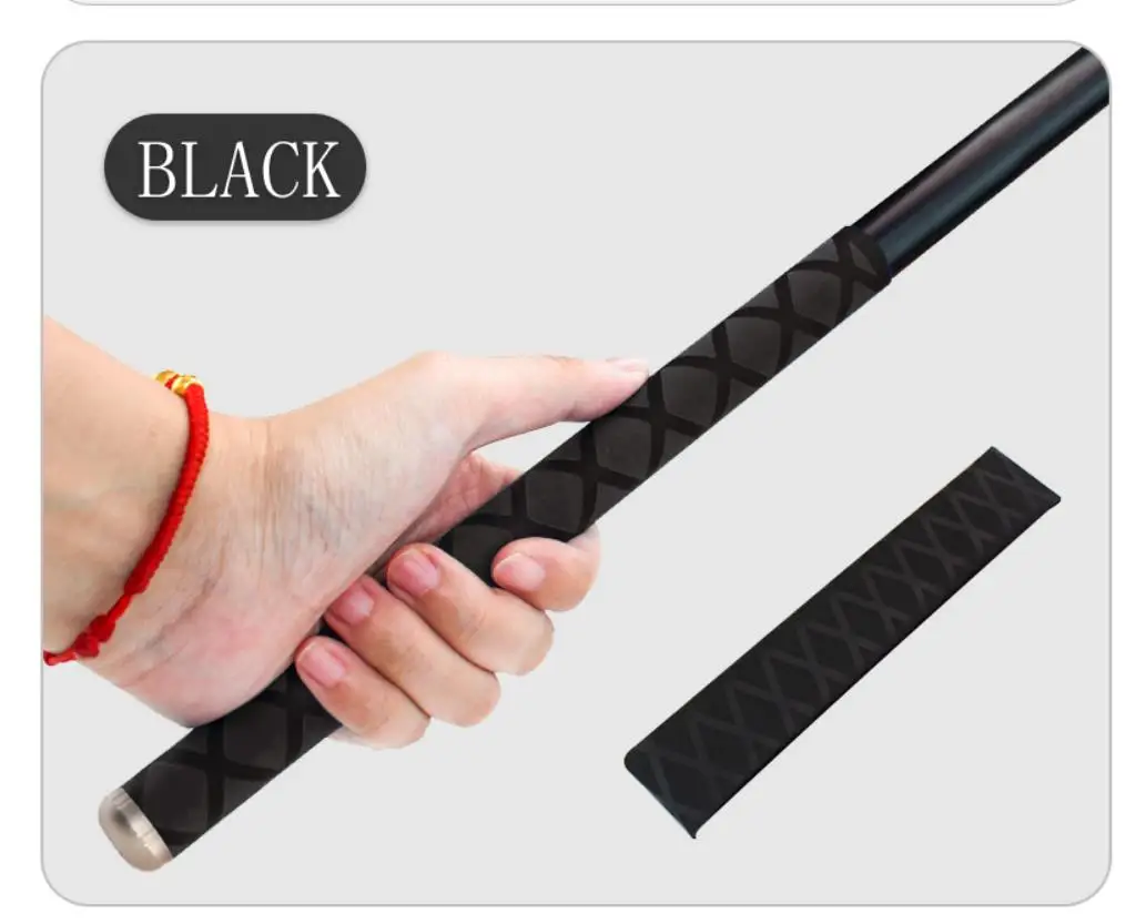 

Противоскользящая термоусадочная трубка из винила, черная, 1 м