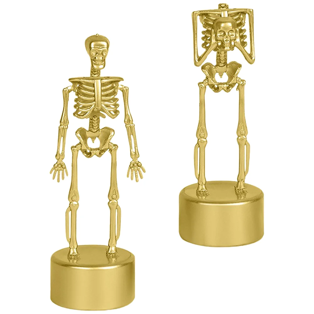 

2 Pcs Stand Trophy Halloween Decorations Home Desktop Adornments Toy Fittings Accessories Decors Supply Crafts Sale