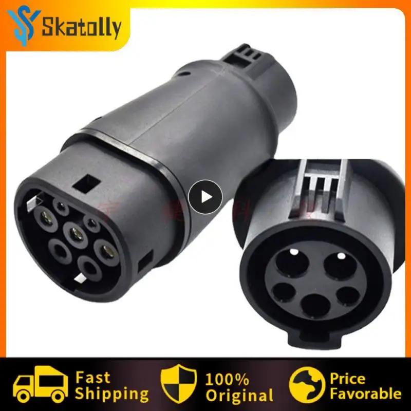 

Practical Car Plug Adaptor 16a/32a Ev Charger Adapter Multifunctional Ev Charger Connector Universal Car Supplies Portable