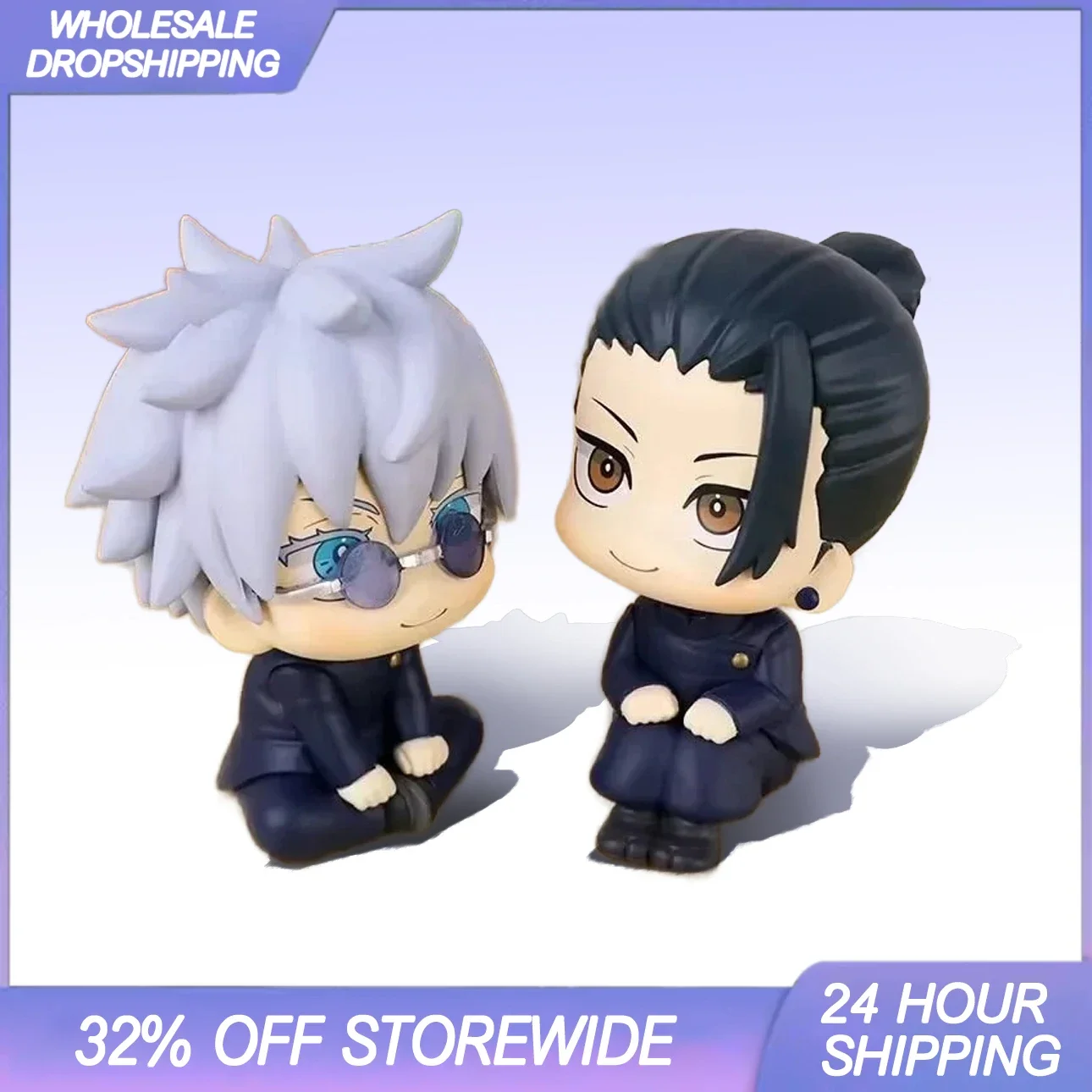 Фигурки Bandai Nendoroid Gojo Megumi и Yuji из аниме Jujutsu Kaisen