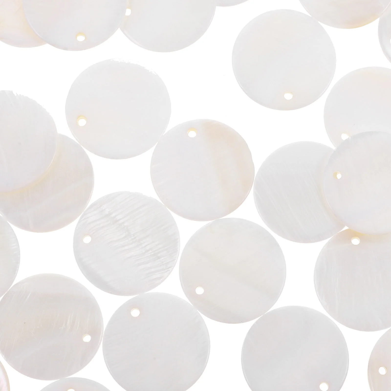 Shell Earrings Punching Supplies Natural Seashell Slices Wind-bell DIY Charms Jewelry Making Accessories Hanging