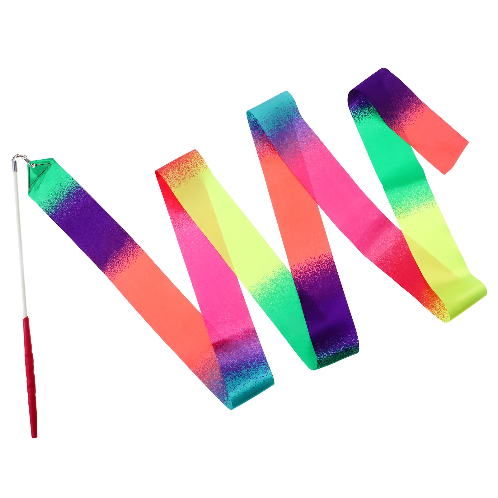 

1pc Ribbon Wand Dancer Colorful Ribbon Rhythmic Gymnastics Dancing Ribbon Wand Streamer for Girls