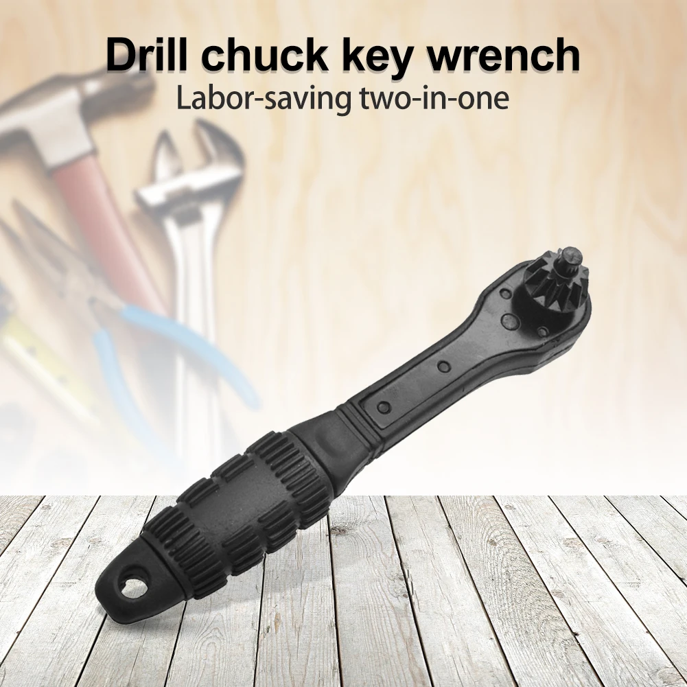 

2 in 1 Portable Spanner Strong Toughness Electric Portable Drill Chuck Ratchet Wrench Hand Tool Fixing Accessories