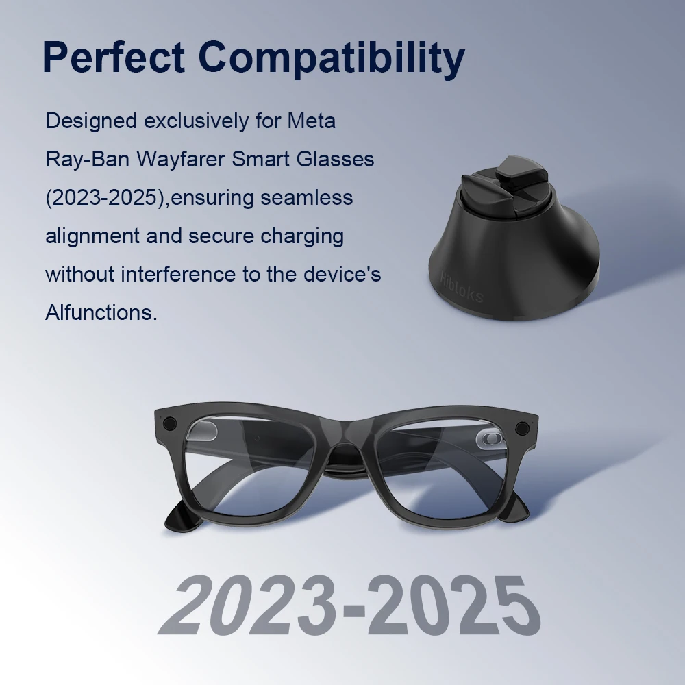 Бренд Hibloks Ray Ban Meta Wayfarer интеллектуальная магнитная подставка для зарядки RW 4006 4008