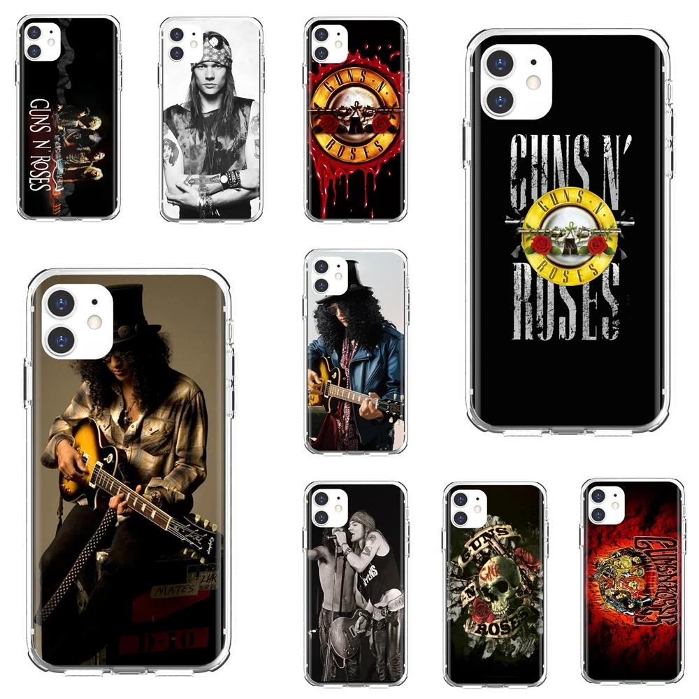 Силиконовый чехол для Samsung Galaxy Note 10 20 A3 A5 A6 A7 A8 A9 J7 J6 J4 Plus 2016 2018 2017 Guns'N-Roses-Axl-Rose-fan-club