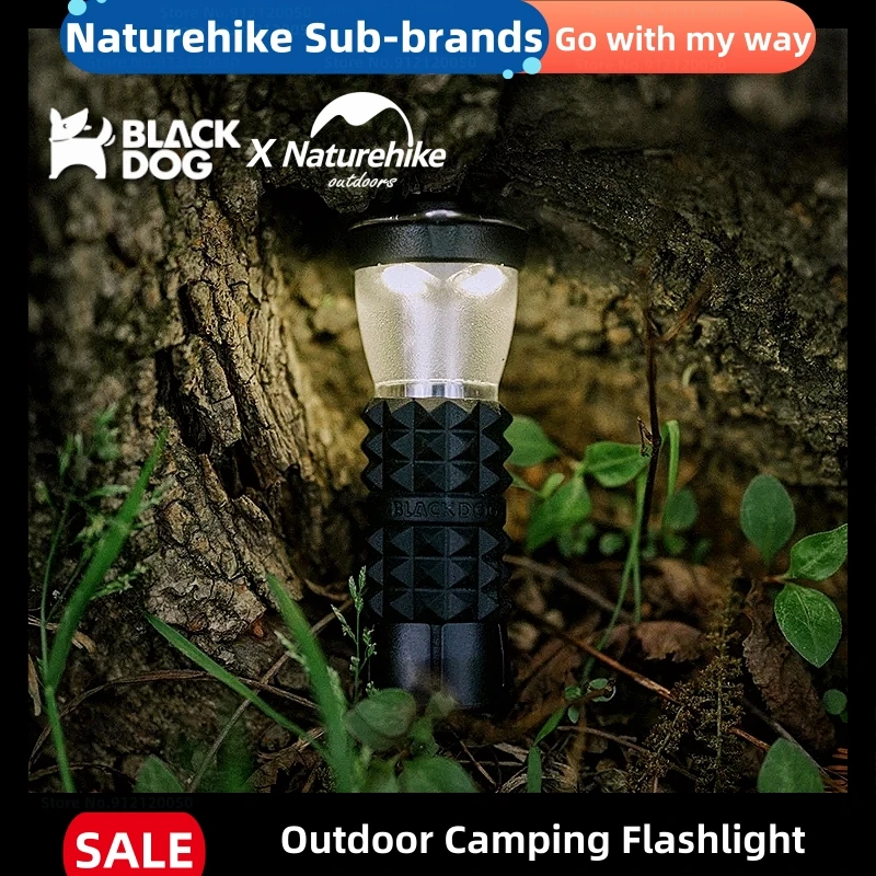 

Naturehike x BLACKDOG New Camping Portable Lamp USB Charge 3 Modes Outdoor Lighting 77g Ultralight Hiking Suspended Flashlight