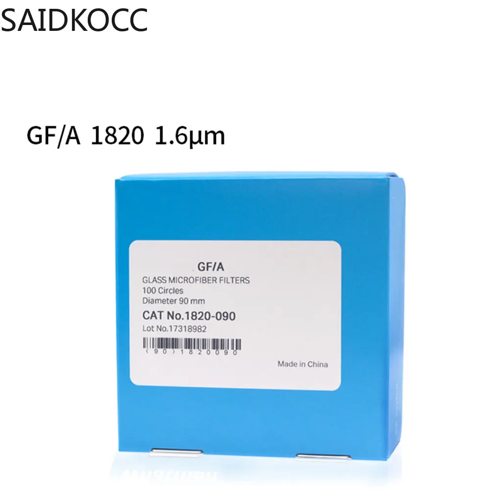 SAIDKOCC 1.6um Glass Fiber Filter Paper Battery Separator 1820-025/047/070/090/110 GF/A Filter Membrane for Laboratory Research