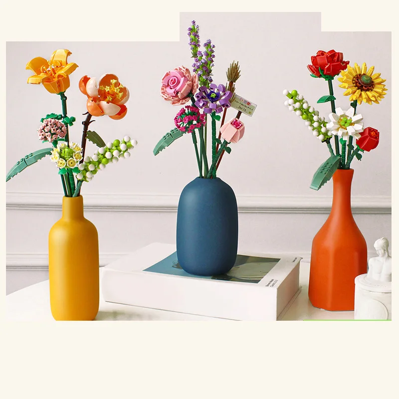 LOZ искусственный цветок роза вечный офис гостиная художественное украшение