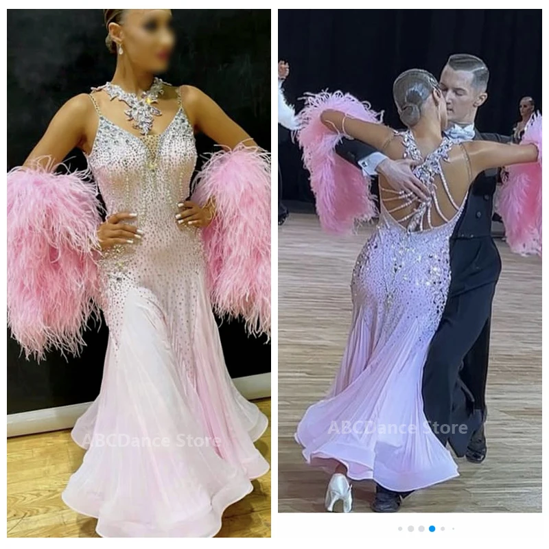 Женское платье для бальных танцев стандартное танцевальное бальное