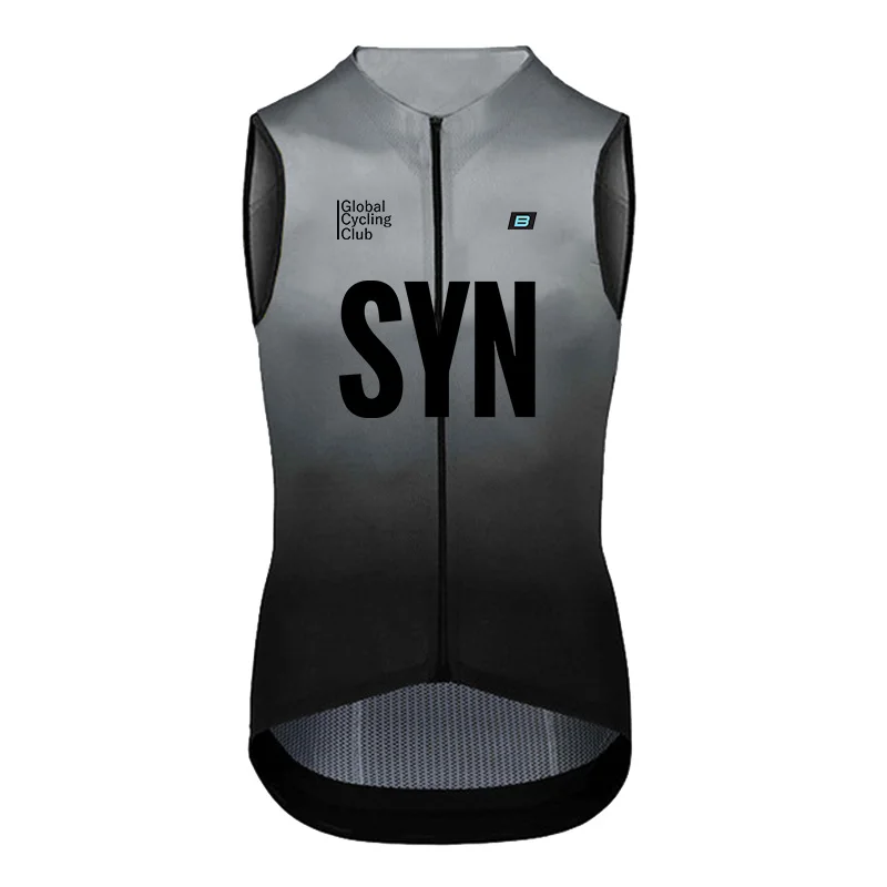 Летний мужской велосипед SYN 2022 ветрозащитный велосипедный жилет без рукавов