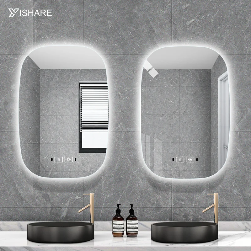 

Умное зеркало для душа и ванны, антизапотевающее настенное настольное украшение для дома, Мини садовые аксессуары