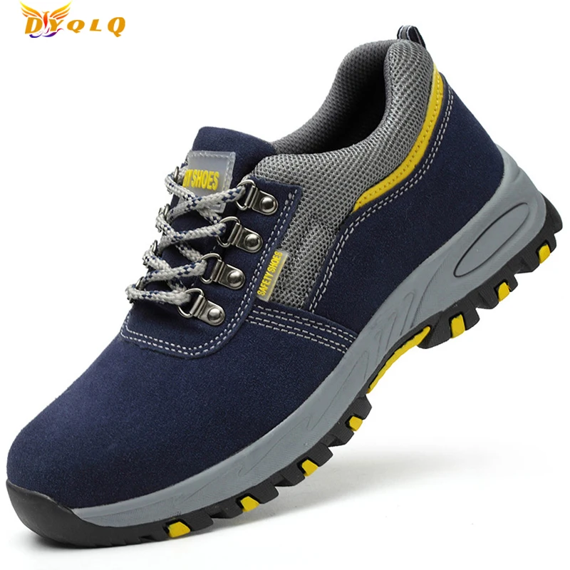 

2022 Indestructible Men's Shoes Anti-puncture Safety Shoes Work Sneakers Men's Hiking Shoes Steel Toe Shoes J&M