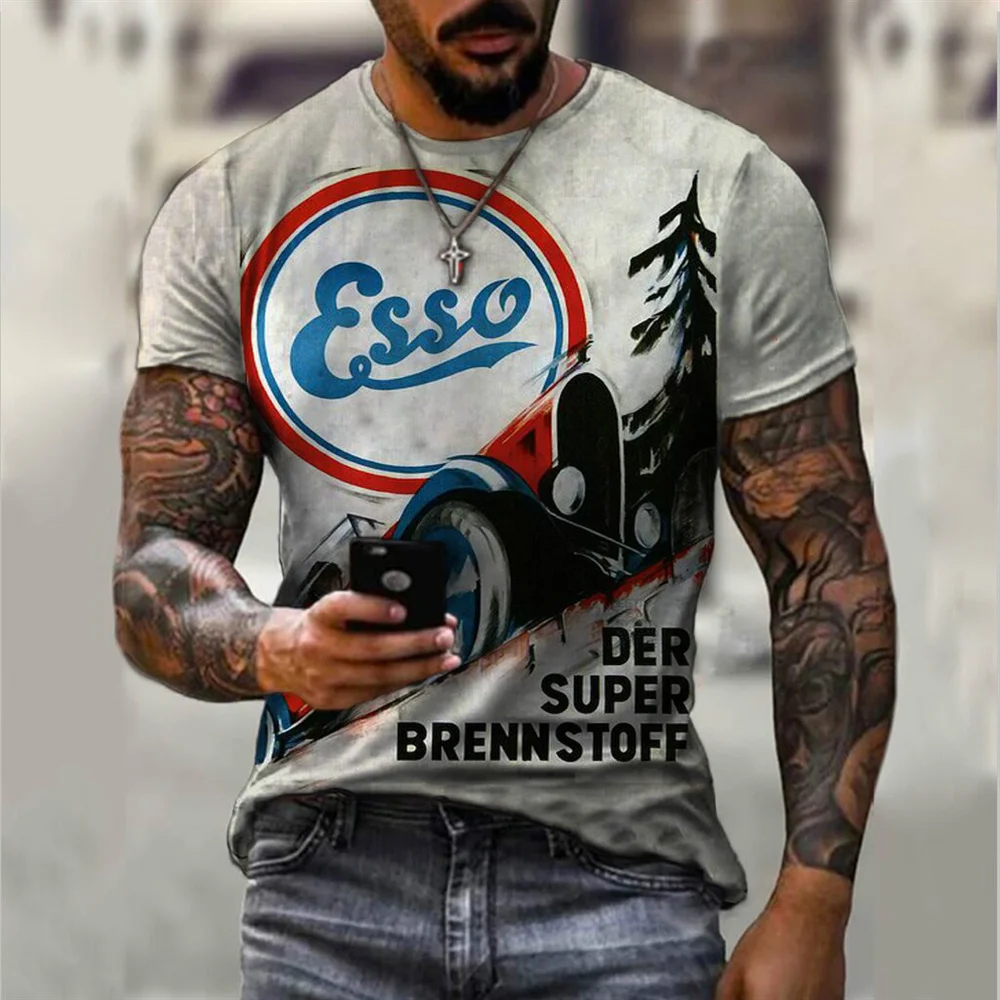 

Men 2022 T-shirt Oversized Vintage Short Sleeve Summer New Tshirts Fashion Harajuku Ethnic Letters Printing 3d t Shirts