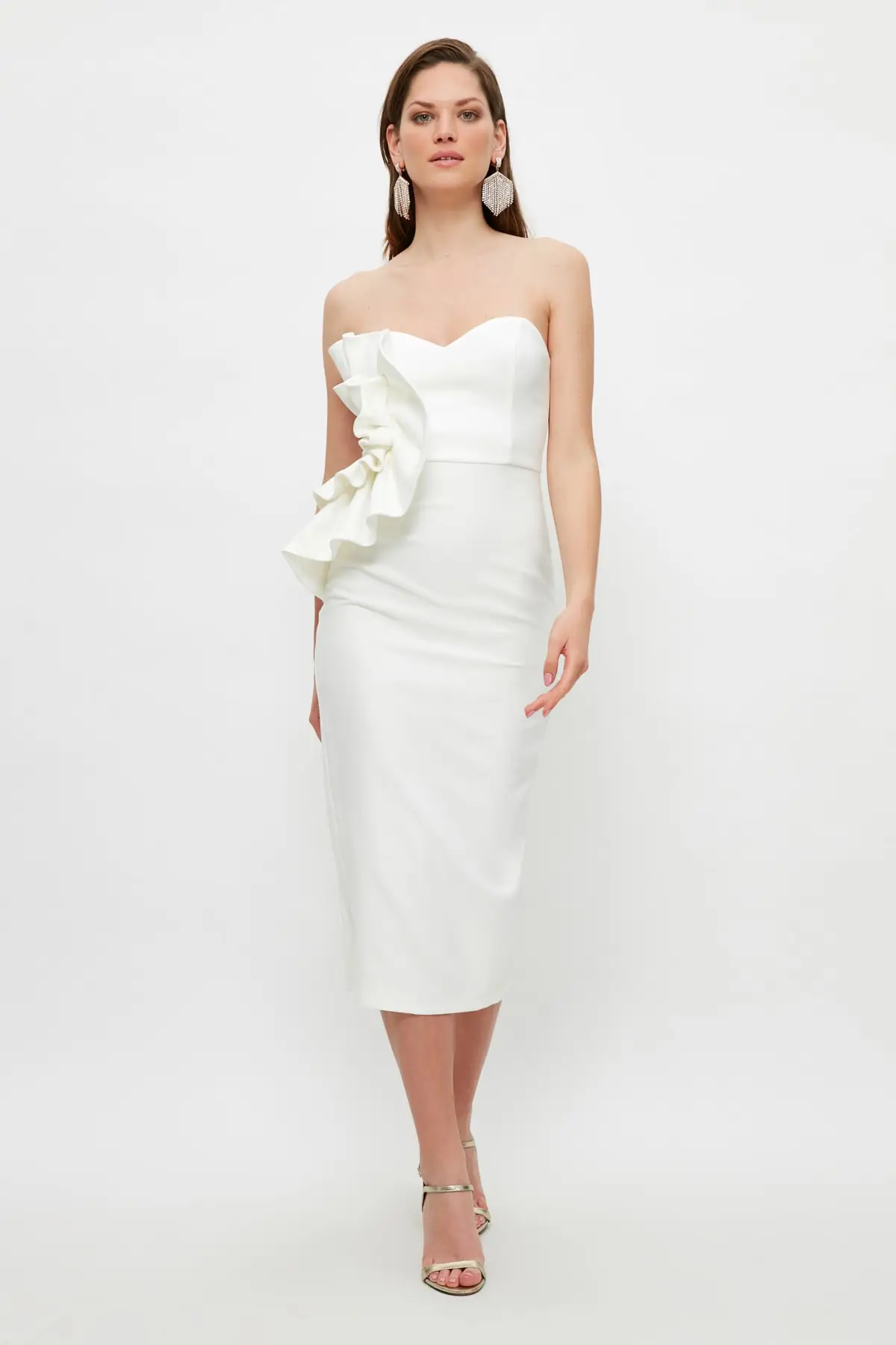 

Trendyol Ruffle Detail Dress TPRSS21EL3329