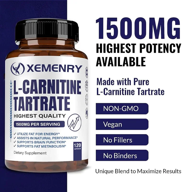 

L-карнитин тартрат в капсулах 1500 мг-увеличивает стройные мышцы и снимает усталость