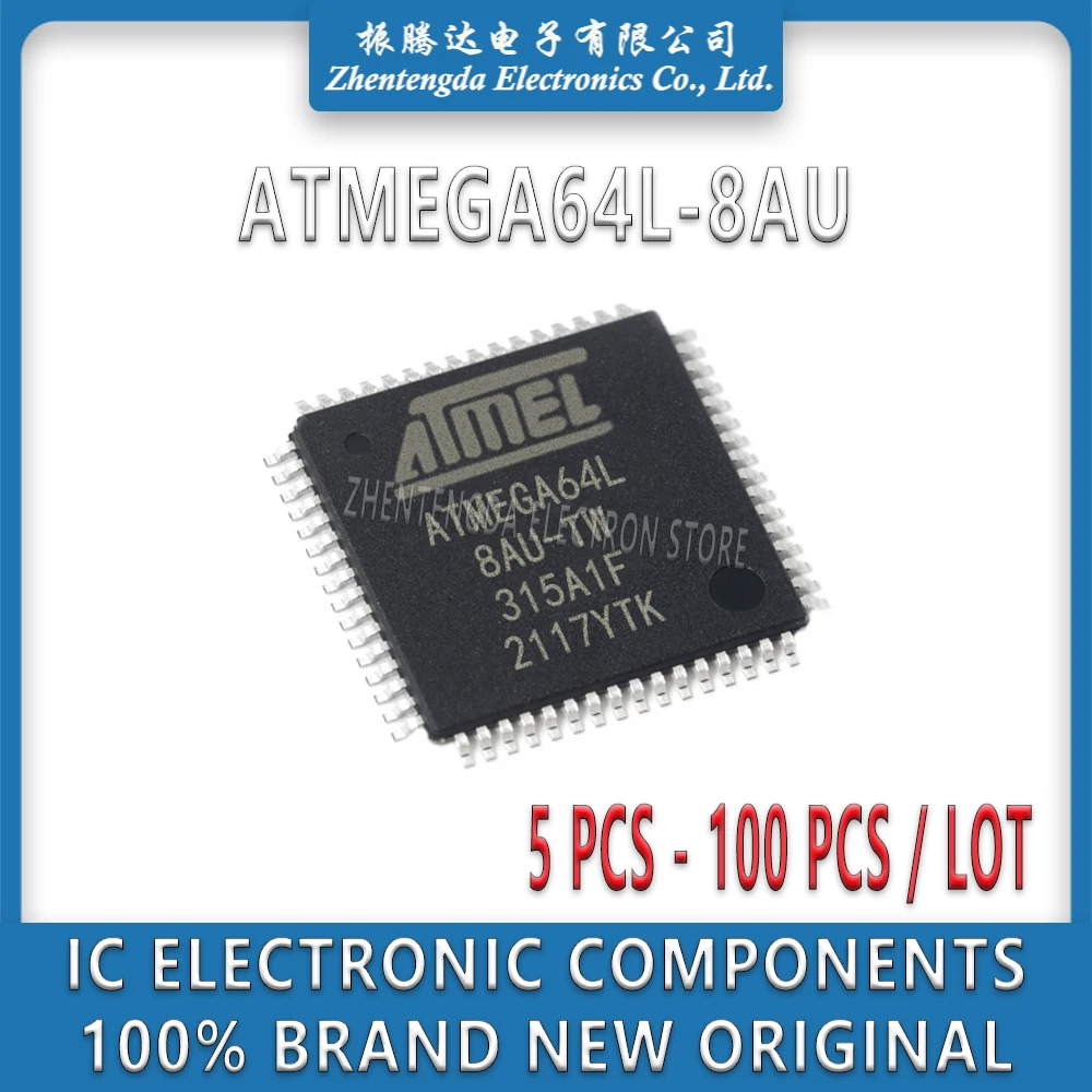 

ATMEGA64L-8AU ATMEGA64L-8 ATMEGA64L ATMEGA64 ATMEGA IC MCU Chip TQFP-64