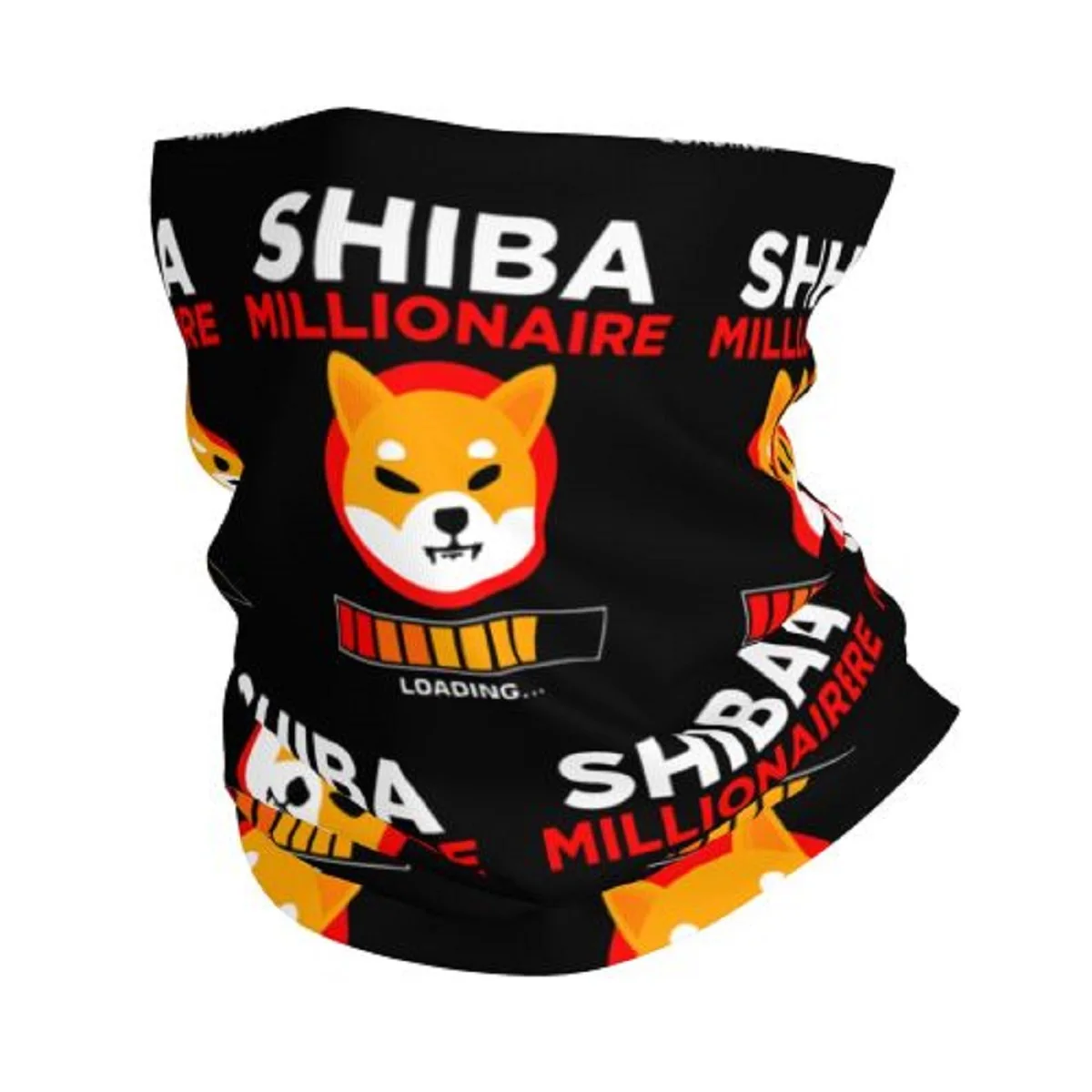 

Shiba Inu Coin Token Shib Army HODL Crypto Bandana Neck Cover SHIB Millionaire Loading Mask Scarf Warm Headwear Outdoor Sports