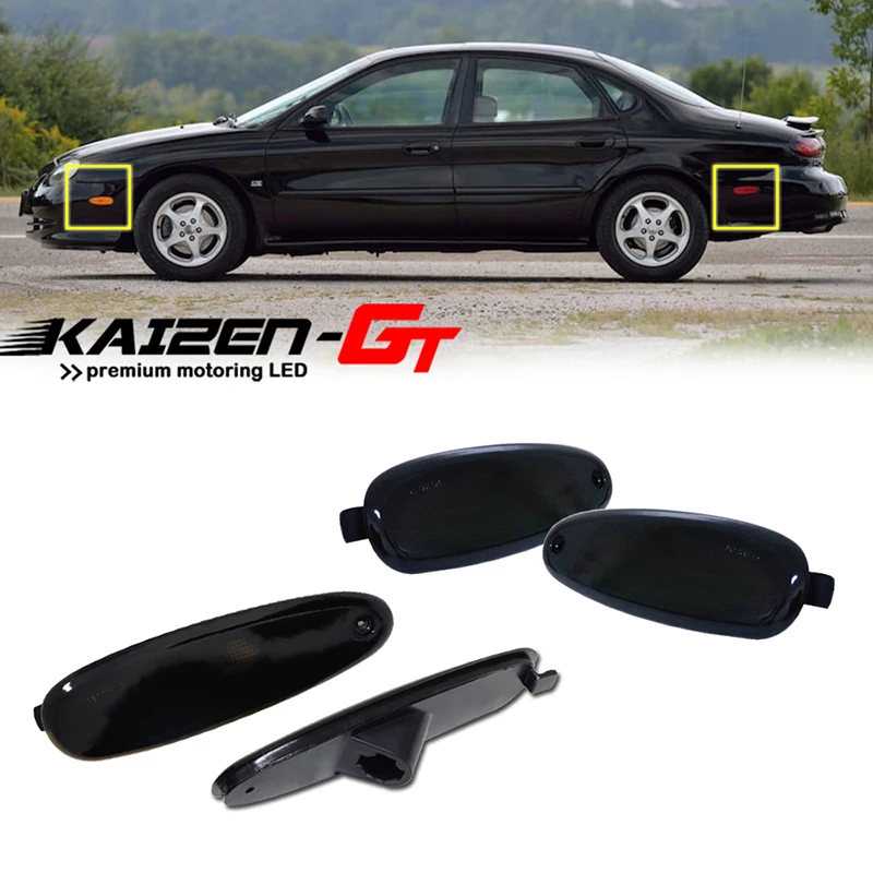 

Front & Rear Side Marker Light Housings For 1996-1999 Ford Taurus, For 1996-1999 Mercury Sable, For 2002-2005 Ford Thunderbird