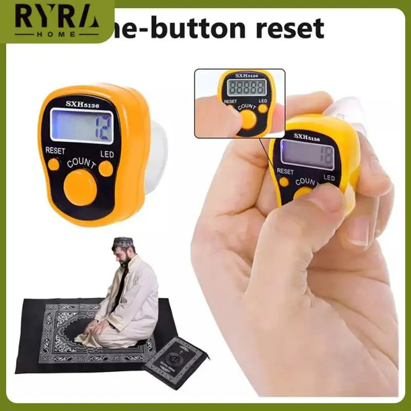 

Mini Stitch Marker And Row Finger Counter Manual Portable Wrist Digital Electronic Counter Reset Decompression Convenient Random