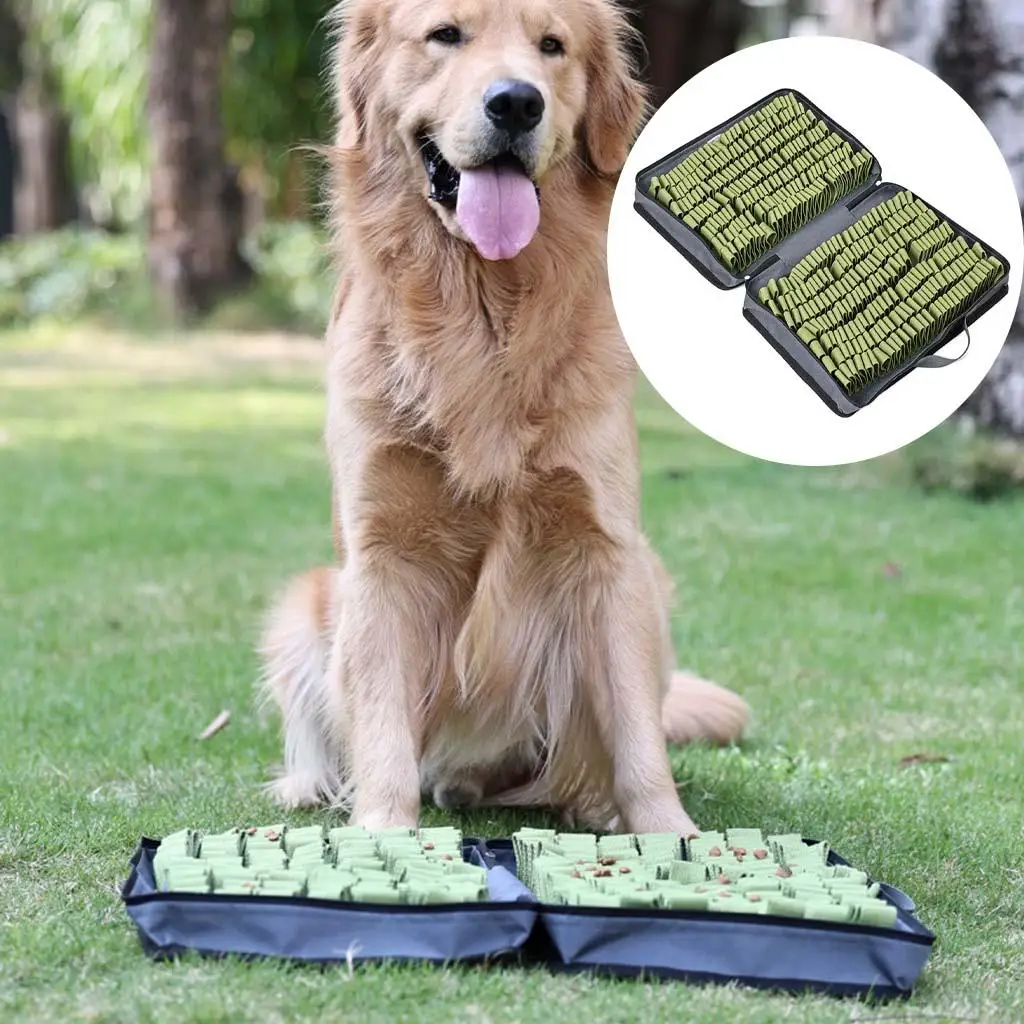 

Snuffle Mat for Dog, Pet Feeding Mat, Puzzle Toys for Relieve Stress, Foraging Instinct Interactive Toy