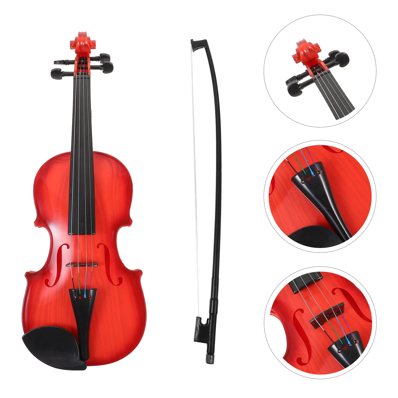 

Electronic Violin Children Instrument Toy Music Enlightenment Abs Plastic Kid Plaything