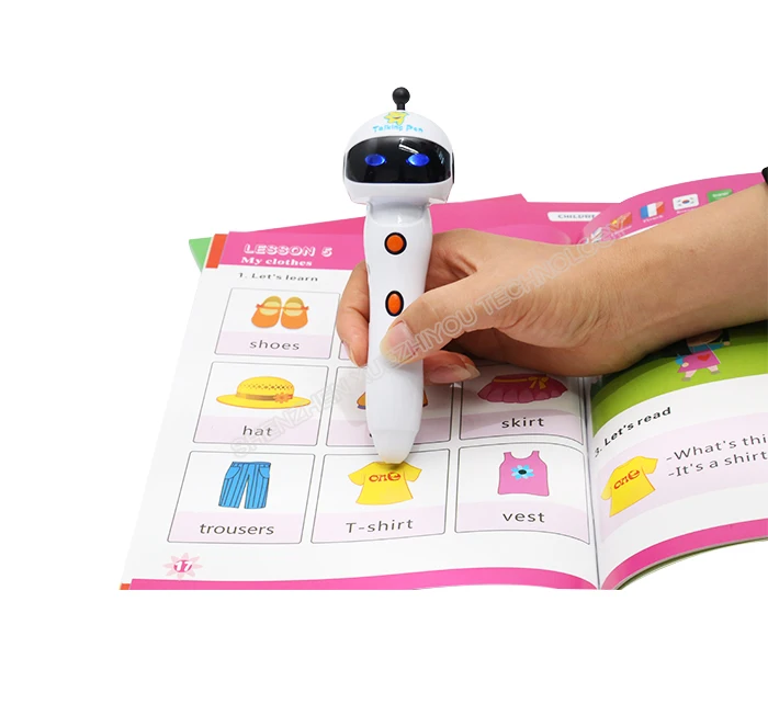 Фото 2025OEM цифровой EFL обучение английскому языку говорящая ручка книга детские образовательные аудиокниги чтение ручка машина №2