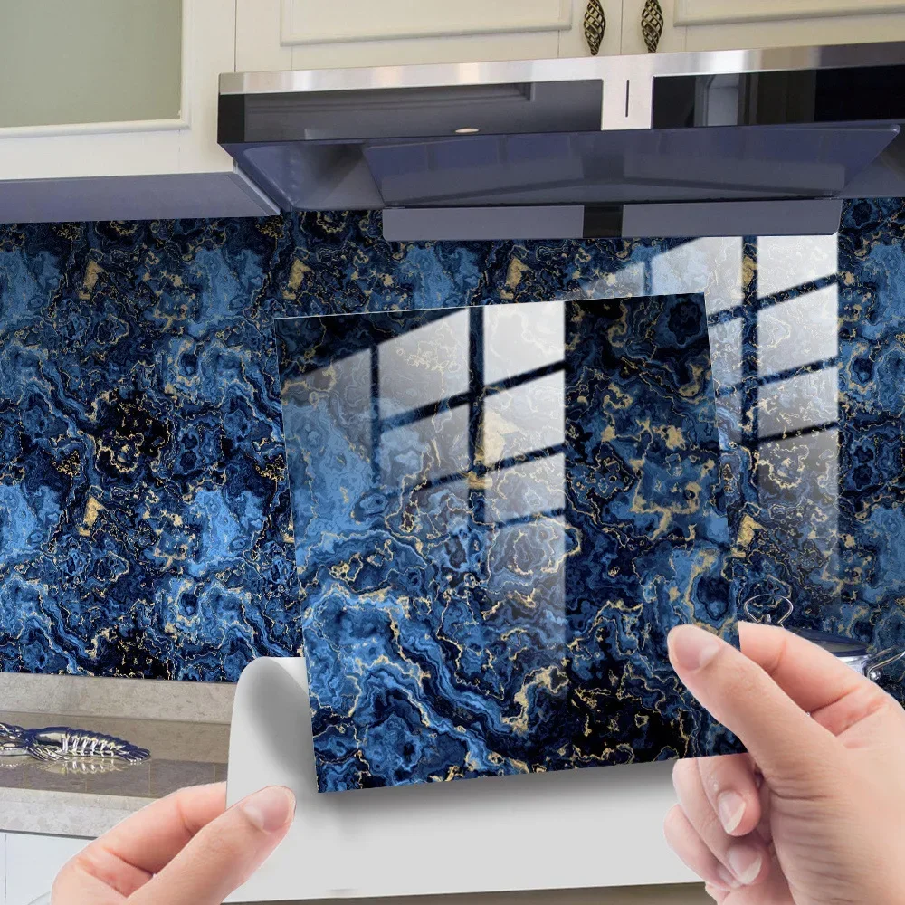 10 шт. декоративные мраморные наклейки на стену