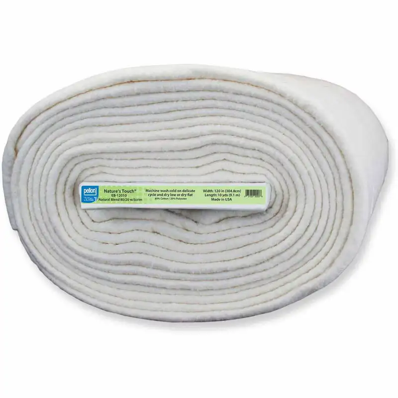 

Quilting Batting off-White 120" Width by the Bolt 1 Pack