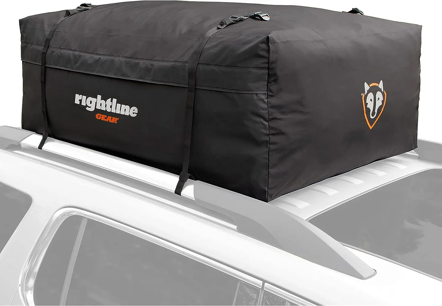 

3 Weatherproof Rooftop Cargo Carrier for Top of Vehicle, Attaches With or Without Roof , 18 Cubic Feet, Black