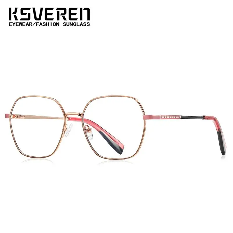 Модные фотохромные очки для близорукости в металлической оправе мужчин и женщин