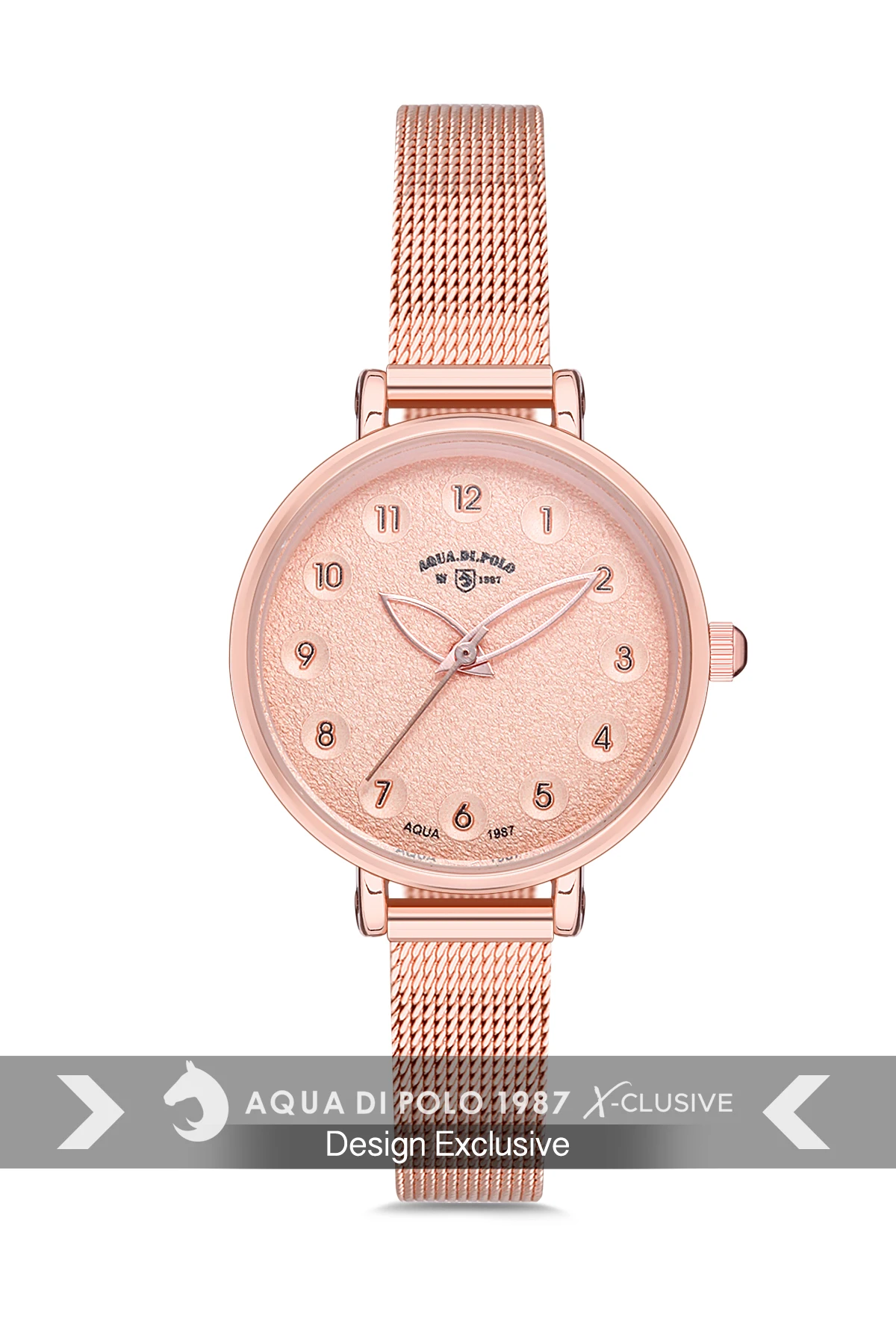 

2022 женские Роскошные наручные часы лучшего бренда с браслетом отличного качества Aqua di Polo 1987 APSV1-A6193-KH222 сталь