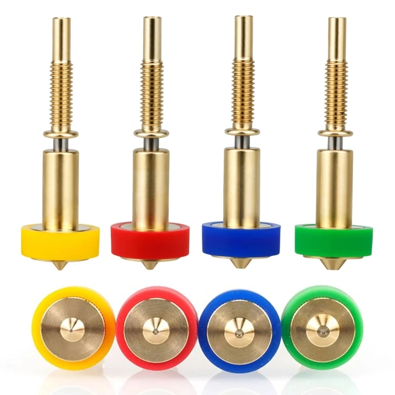 

Горячий экструдер для 3D-принтера, латунный Тепловой разрыв, сопло 0,25 мм, 0,4 мм, 0,6 мм, 0,8 мм, 896C