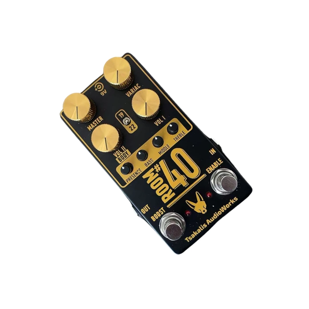 Фото Педаль LYR Pedals Ly Rock Distortion, черная, с режимами PLEXI и JCM800, со встроенной регулировкой давления. №5