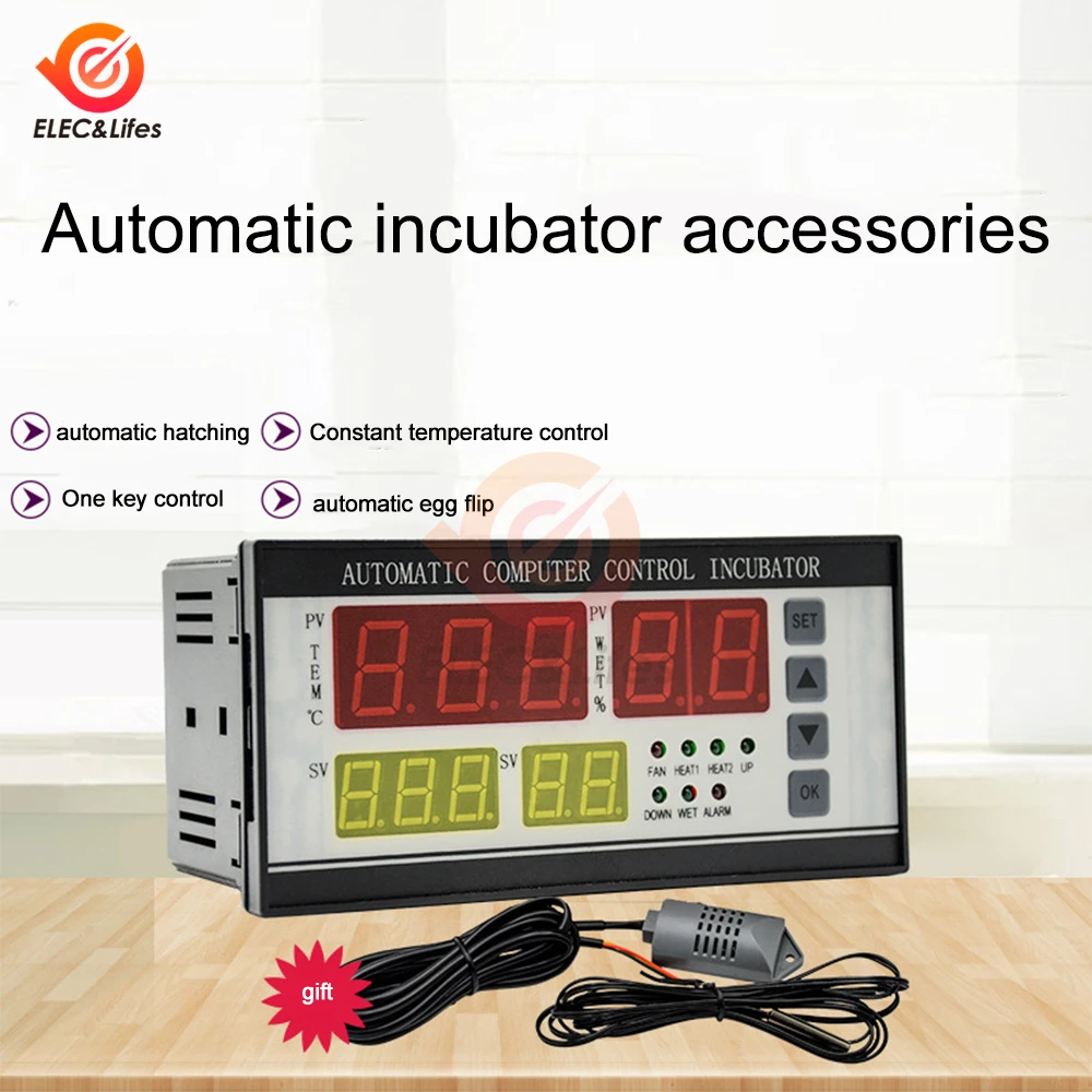 Iso Automático Multifunction Xm18 Xm18 do ce da C.a. 180v240v 50hz do Controle de Umidade da Temperatura da Incubadora do Controlador do Ovo Xm18