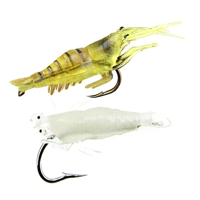 

10 шт., рыболовные приманки в виде креветки