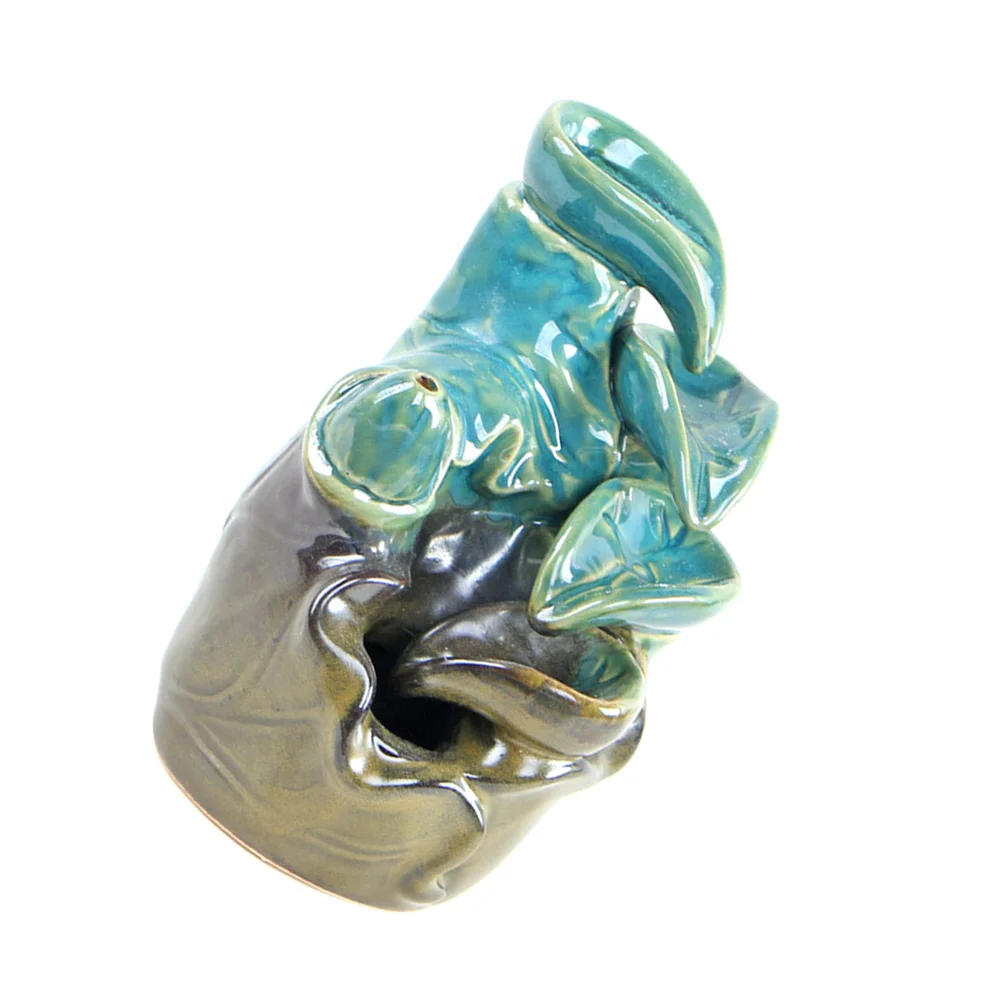 

Держатель для благовоний в виде листа, керамическая горелка для благовоний, винтажное украшение для курильницы